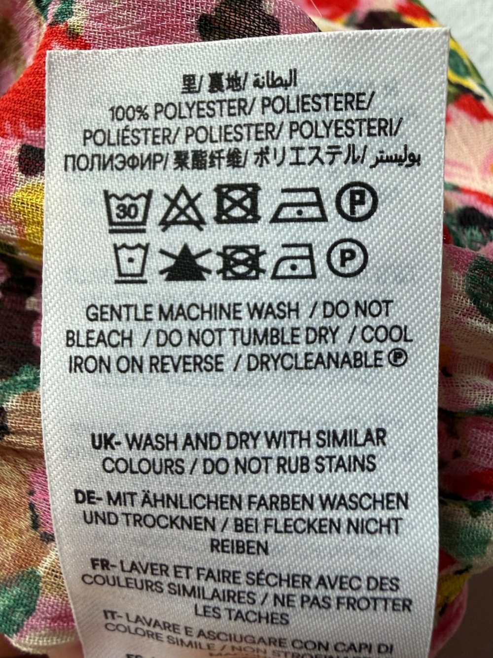 Boden Ruffle Crinkle Floral Maxi Skirt Pink Size 10 R0291 - Picture 7 of 7